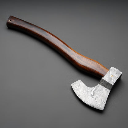 Damascus Steel Axe ARHAM CUTLERY 