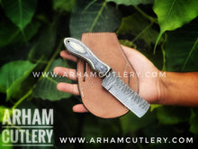 Load image into Gallery viewer, Damascus Steel CowBoy Knife Arham Cutlery 
