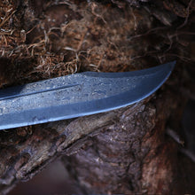 Cargar imagen en el visor de la galería, Handmade Damascus Steel Bowie Knife | Christmas Gift for Him | Premium Blade for Hunting And Camping | Gift Idea for Him | Arham Cutlery
