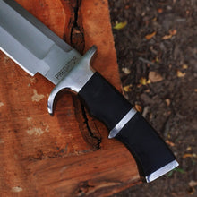 Cargar imagen en el visor de la galería, Predator Bowie Knife: Handmade 5160 Spring Steel Predator Replica Machete, Rambo knife | Tactical Knife with Leather Sheath | CHRISTMAS GIFT | Arham Cutlery
