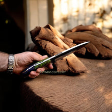 Lade das Bild in den Galerie-Viewer, Handmade AUS 10 Custom Pine Cone Hunting Camping Bushcraft Sport Knife 
