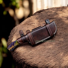 Lade das Bild in den Galerie-Viewer, Handmade AUS 10 Custom Pine Cone Hunting Camping Bushcraft Sport Knife 
