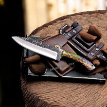 Lade das Bild in den Galerie-Viewer, Handmade AUS 10 Custom Pine Cone Hunting Camping Bushcraft Sport Knife 
