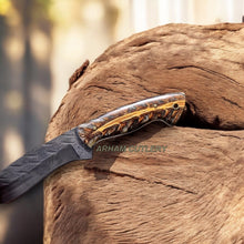 Load image into Gallery viewer, Handmade Custom PINE CONE Hunting Camping Knife Arham Cutlery 
