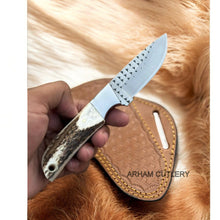 Lade das Bild in den Galerie-Viewer, Handmade Farrier Rasp File Knife With Leather Sheath
