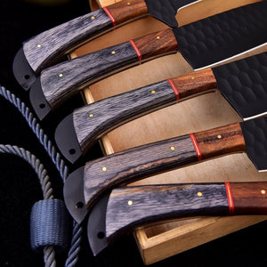 Damascus Kitchen Knife Set Professional 5 Piece , Arham Cutlery