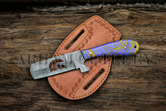 Hand Forged Cowboy Bull Cutter Knife