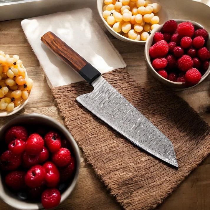 Handmade Damascus Chef Knife , Arham Cutlery