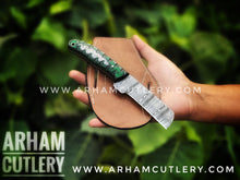 Load image into Gallery viewer, Damascus Steel Cowboy Knife Arham Cutlery 
