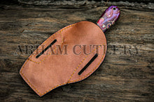 Lade das Bild in den Galerie-Viewer, Hand Forged Praying Cowboy Knife With Leather Case
