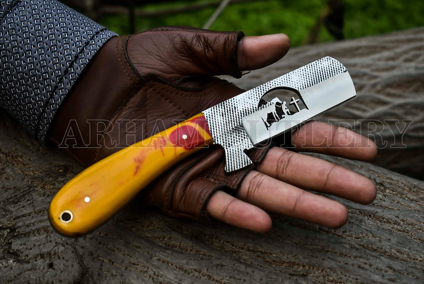 Praying Cowboy Knife
