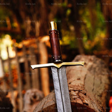 Cargar imagen en el visor de la galería, Handmade Damascus Steel Sword - Arham Cutlery
