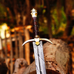 Damascus Steel Hand Forged Sword - Arham Cutlery