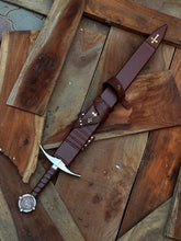 Load image into Gallery viewer, Knight’s Crusader Sword | Red Templar Pommel | Medieval Holy Warrior Replica

