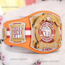 Lade das Bild in den Galerie-Viewer, Farewell 2025 WWE John Cena Spinner Championship Replica Title Belt - Tampa
