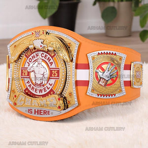 Farewell 2025 WWE John Cena Spinner Championship Replica Title Belt - Tampa