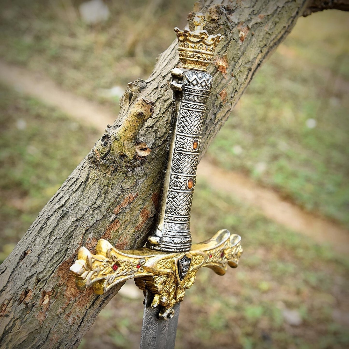 King Arthur Damascus Steel Sword