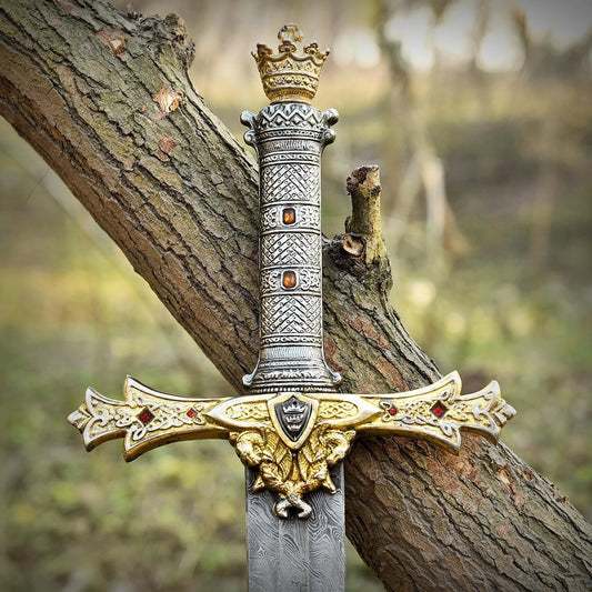 King Arthur Damascus Steel Sword