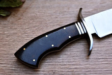 Cargar imagen en el visor de la galería, 16” Handmade D2 Steel Polished Hunting Bowie With Steel Guard Arham Cutlery
