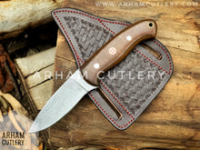 Load image into Gallery viewer, Vagabond Handmade Damascus Steel EDC Knife with Leather Sheath , Best For EDC Lover , Arham Cultery
