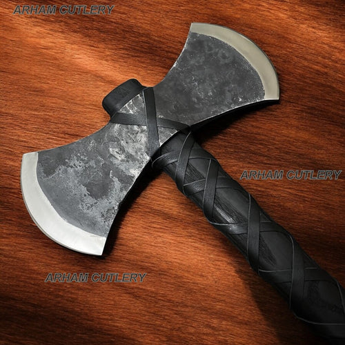 The Black Double Bit Viking Axe