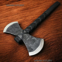 Lade das Bild in den Galerie-Viewer, The Black Double Bit Viking Axe
