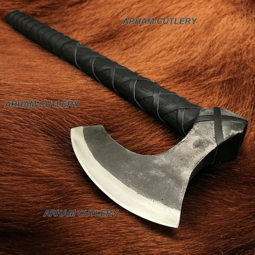 The Black Rollo Hand Forged Viking Axe