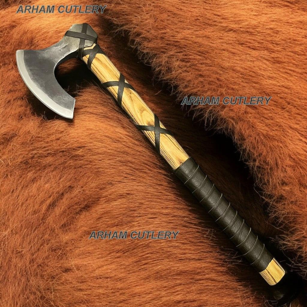 The Rollo Hand Forged Viking Axe