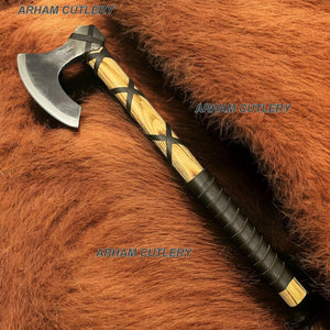 The Rollo Hand Forged Viking Axe