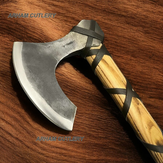 The Rollo Hand Forged Viking Axe