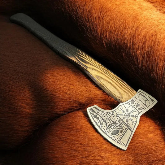 The Hunter Hand Forged Viking Axe
