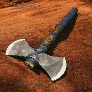 Vegvisir Double Bit Viking Axe