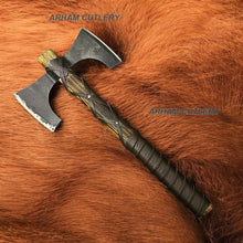 Load image into Gallery viewer, The Nomad Hand Forged Double Head Axe
