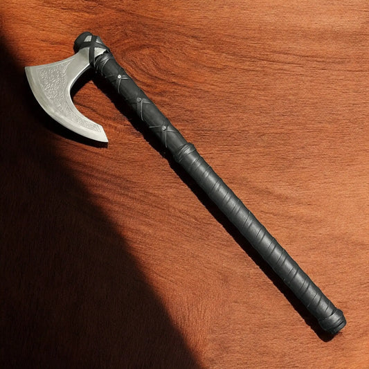 Black Celtic Bearded Axe Viking Axe