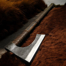 Load image into Gallery viewer, The Jaeger Hand Made Viking Axe
