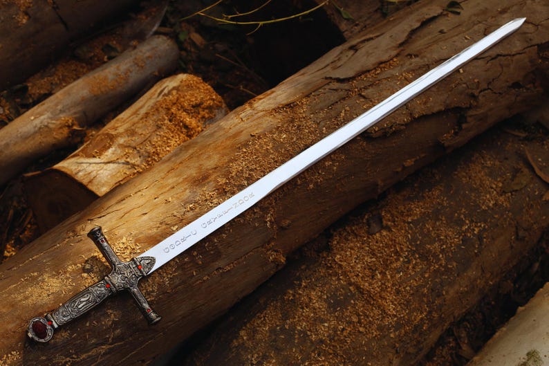 Handmade Stainless Steel Harry Potter Inspired Replica Sword with Leather Sheath – 40" Fantasy Collectible Sword Arham Cutlery