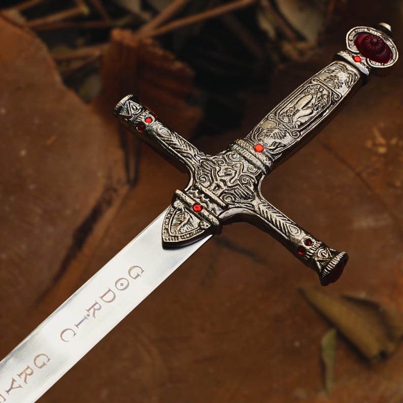Handmade Stainless Steel Harry Potter Inspired Replica Sword with Leather Sheath – 40" Fantasy Collectible Sword Arham Cutlery