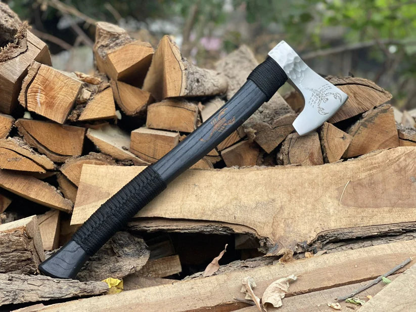 Norse Scorpion Warrior Axe Handmade Viking Hatchet | Arham Cutlery