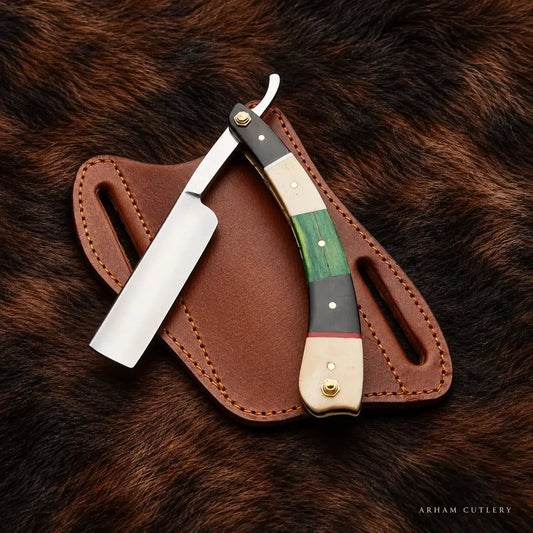 Blackforge Shavecrest™ J2 Steel Straight Razor Arham Cutlery