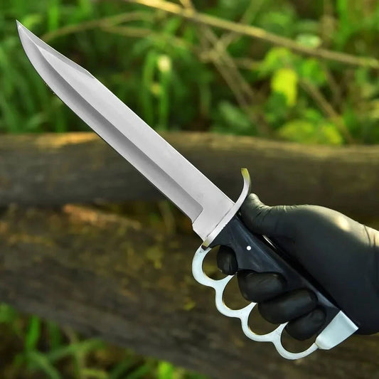 Custom Handmade D2 Steel Bowie Knife – Fixed Blade Hunting & Survival Knife | Arham Cutlery