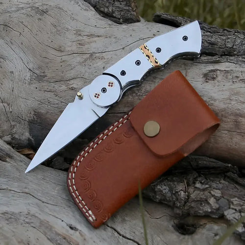 Handmade Folding Pocket Knife - 8