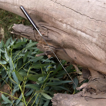 Handmade J2 Steel Survival Machete with Sawback Spine & Resin Handle | Leather Sheath – Arham Cutlery