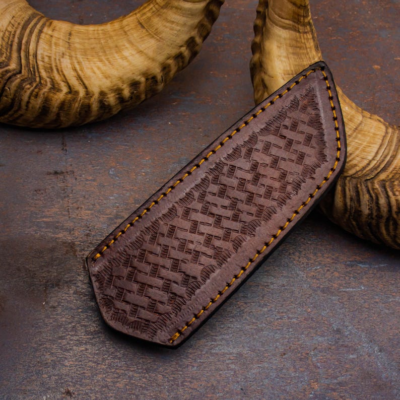 Handmade Hunting Knife with Wenge Wood Handle – High Carbon Steel Blade, Full Tang Outdoor Knife with Leather Sheath - Arham Cutlery