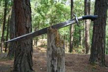 Load image into Gallery viewer, Gurkha 22 Inch Handmade Seax Knife | Farmers Using Hand Forged Carbon steel Knife
