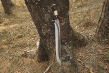Cargar imagen en el visor de la galería, 22 Inch Handmade Seax Knife | Hand Forged Gurkha Knife
