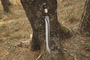 22 Inch Handmade Seax Knife | Hand Forged Gurkha Knife