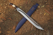 Cargar imagen en el visor de la galería, 22 Inch Handmade Seax Knife | Hand Forged Gurkha Knife
