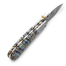 Lade das Bild in den Galerie-Viewer, Handmade Damascus Steel Folding Blade Knife (Damascus Steel Blade) - Arham Cutlery
