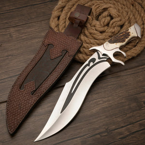 Custom Bowie Knife | Crocodile Dundee Knife | Full Tang Bowie Knife | Personalized Knife | Gift for parents