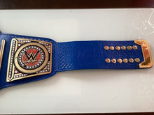 Load image into Gallery viewer, Universal Blue Heavyweight Wrestling Championship Adult Belt Replica With 2 MM &amp; 4 MM Brass Alloy Plates Leather Fighting | Arham Cutlery
